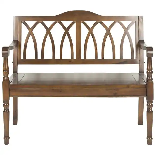 Benjamin Bench - Dark Teak Next Day Delivery