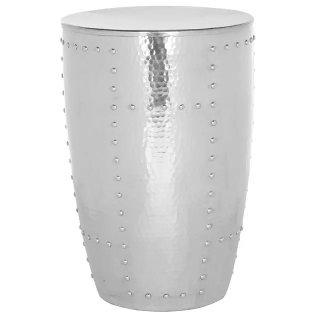Get Yours Hammersmith Metal Table Stool - Silver