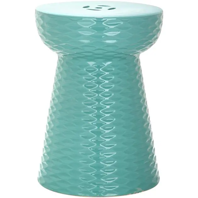 Daphne Garden Stool - Light Blue Wholesale
