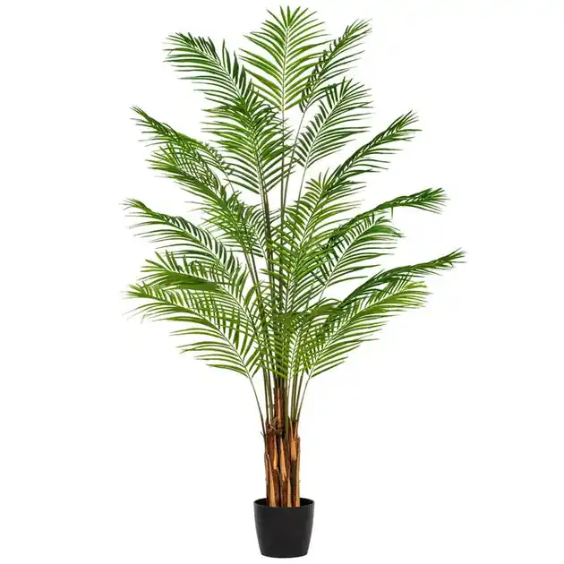 8' Artificial Potted Giant Areca Palm Tree New Arrival