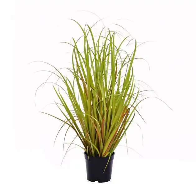 Vickerman 24" PVC Artificial Potted Mixed Brown Grass. Bulk Order