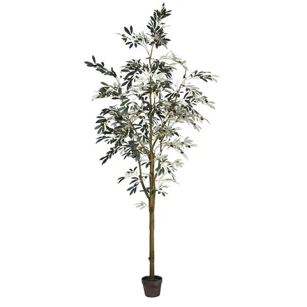 Vickerman 8' Artificial Potted Olive Tree. One Day Deal