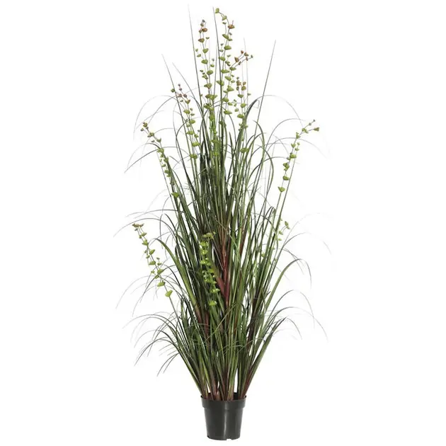 36" Artificial Potted Green Grass and Eucalyptus Editor’s Pick
