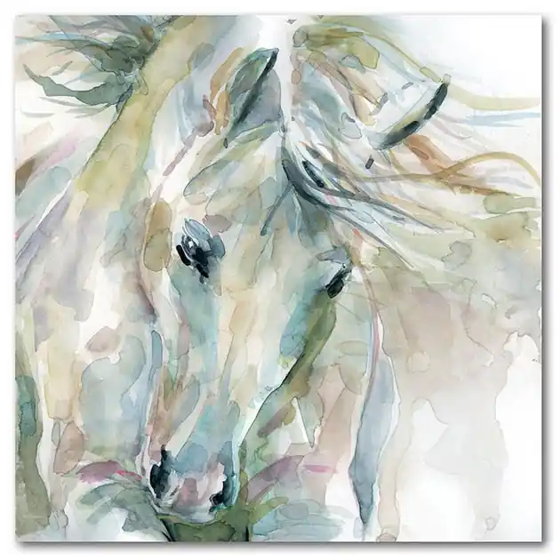 Deal Watercolor Force 30" x 30" Gallery-Wrapped Canvas Wall Art