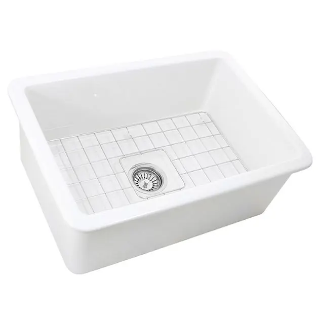 Cape 27" Single Bowl Fireclay Undermount Kitchen Sink Money Back Guarantee