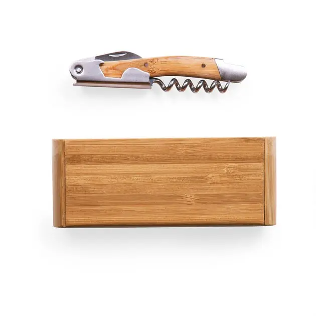Elan Corkscrew in Bamboo Box Certified