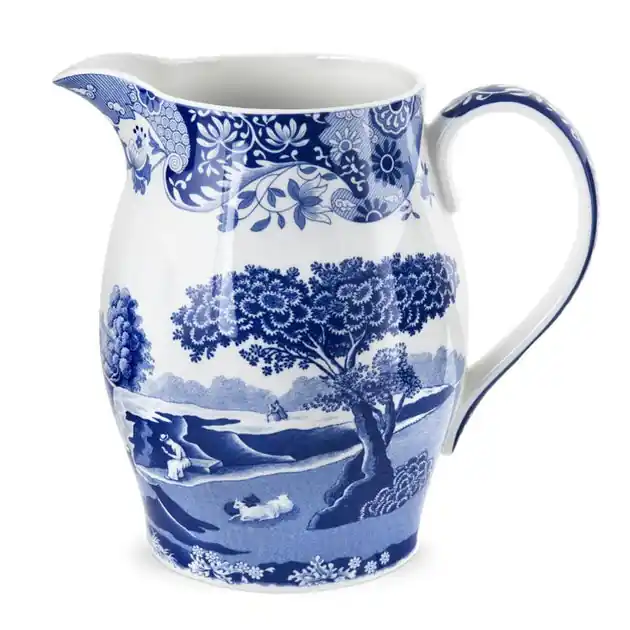 Budget Spode Blue Italian Pitcher