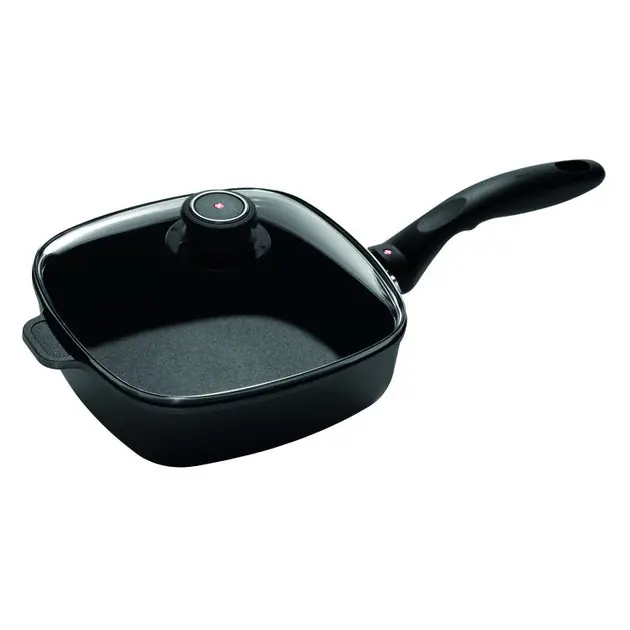 XD Nonstick 8" x 8" 2-Quart Square Saute Pan with Lid Original