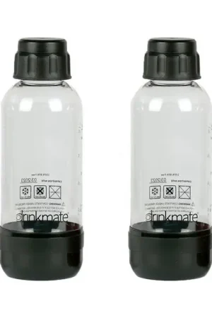 .5-Liter Carbonation Bottles 2-Pack - Black Fast Shipping