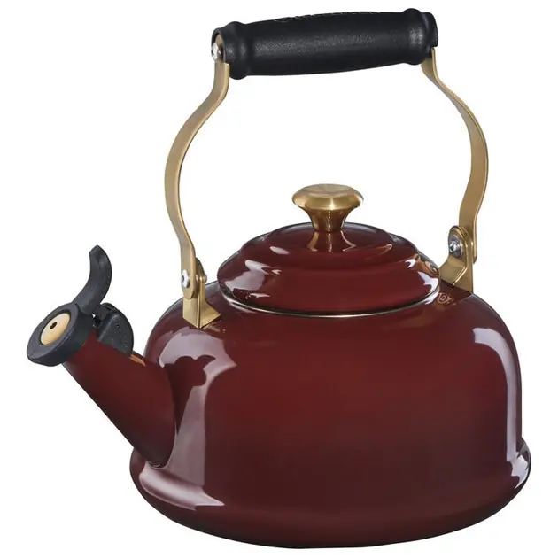 Classic 1.7-Quart Enamel On Steel Whistling Kettle - Rhone Low Price